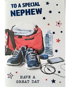 To A Special Nephew Birthday Card. 19x13cm