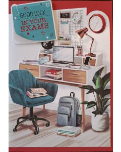 Good Luck In Your Exams Card. 19x13cm