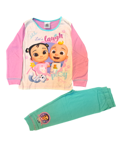 Cocomelon Girls Pyjama Set. Ages 12 Months To 4 Years. Brand New