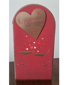 Valentine's Card. To Someone very Special. 23x12cm