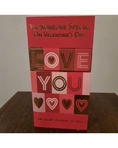 Valentine's Card, For Someone Special. 23x12cm