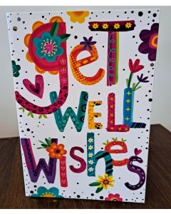 Get Well Wishes Card. 19x13cm