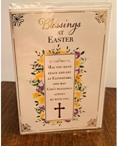 Easter Card - Blessings at Easter. Size 19x13cm