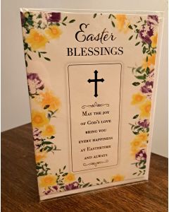 Easter Card - Easter Blessings. Size 19x13cm