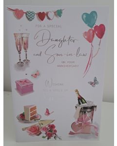 Daughter and Son In Law Anniversary Card