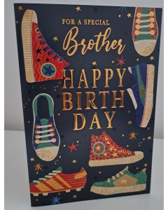 Brother Birthday Happy Birthday Card. 19x13cm