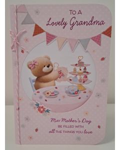 Mother's Day Card. To A Lovely Grandma . 23x15cm (9x6 Inches)