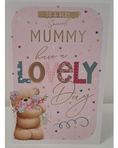 Mother's Day Card. To A Very Special Mummy . 23x15cm (9x6 Inches)