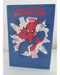 Spiderman Birthday Card. Great Design. 19x13cm