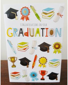Congratulations On Your Graduation Card. 19x13cm
