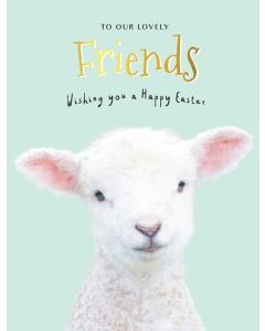 Easter Card To Our Lovely Friends. 19x13cm