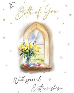 To Both Of You Easter Card. 19x13cm