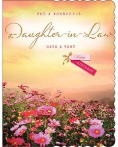 Daughter-in-Law Card 19x13cm (8x6 Inches)