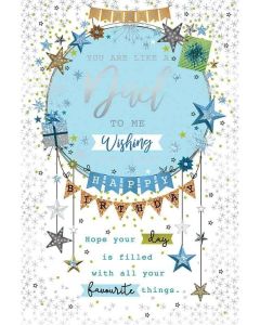 Like A Dad Birthday Card. 23x15cm