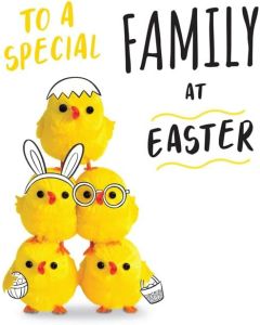 To A Special Family Easter Card. 19x13cm