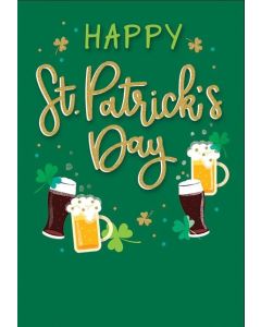 Happy St Patrick's Day Beer Card