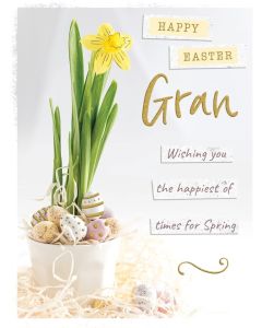 Happy Easter Card Gran. 19x13cm