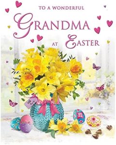 Easter Card Grandma - 8 x 6 inches (19x13cm)
