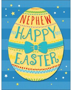 Happy Easter Card Nephew. 19x13cm