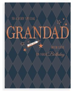 Grandad Birthday Card. 19x13cm (8x6 Inches)