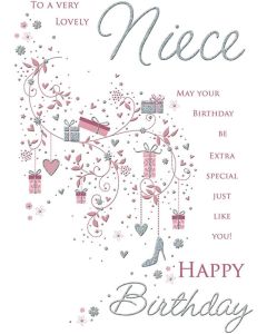 To A Very Lovely Niece Birthday Card