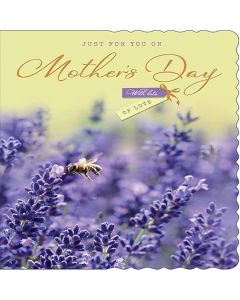 Mum Happy Mother's Day Card. Just For You. 19x13cm