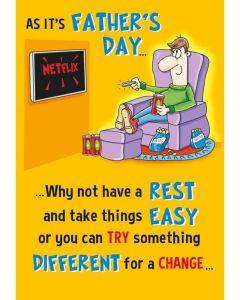 Father's Day Card. Dad. Humour Card. 23x15cm