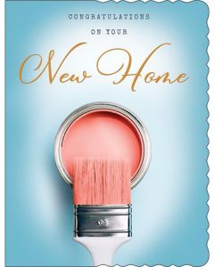 Congratulations On Your New Home Card. 19x13cm