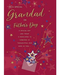 Grandad Father's Day Card. 23x15cm (9x6 Inches)