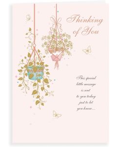 Thinking Of You Card. 23x15cm