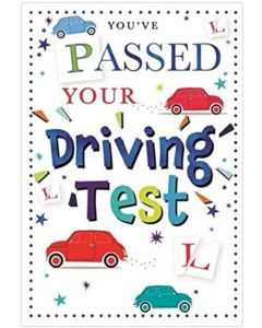 You Passed Your Driving Test Card. Well Done . 19x13cm 