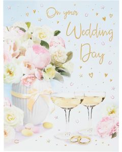 On Your Wedding Day Card. 19x13dcm