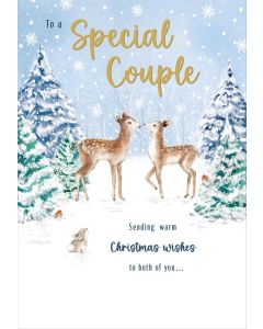 Special Couple Christmas Card. 9x6 Inches (23x15cm)
