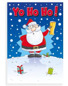 Humour Christmas Card Open - 7 x 5 inches