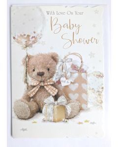Baby Shower Card Unisex For Boy Or Girl.19x13xcm
