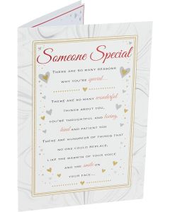 Someone Special Birthday Card For Female. 23x15cm (9x6 Inches)