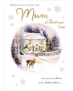 Especially For You Mum At Christmas Card. 23x15 (9x6 Inches)
