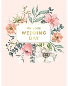 On Your Wedding Day Card. 19x13cm