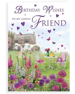 Happy Birthday Card For Friend.23x15cm