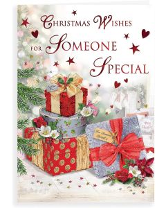Someone Special Christmas Card. 23x15cm (9x6 Inches)