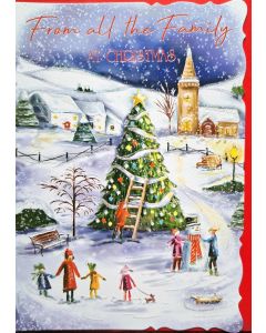 From All The Family At Christmas Card