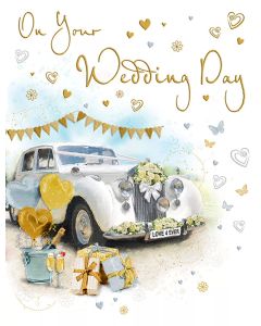 On Your Wedding Card. 19x13cm