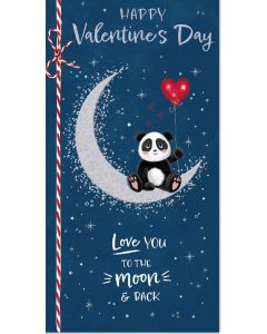 Valentine's Card, Open Card. Happy Valentine's day. 23x12cm