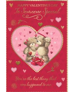 Valentine's Card. To Someone Special. 9x6 Inches (23x15cm)