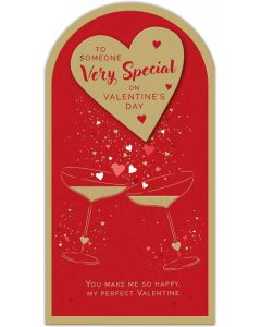 Valentine's Card. To Someone very Special. 23x12cm